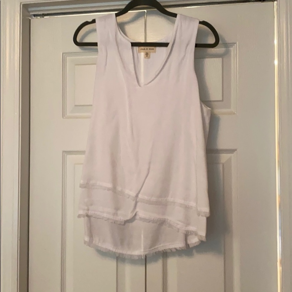 Cloth & Stone White Tank